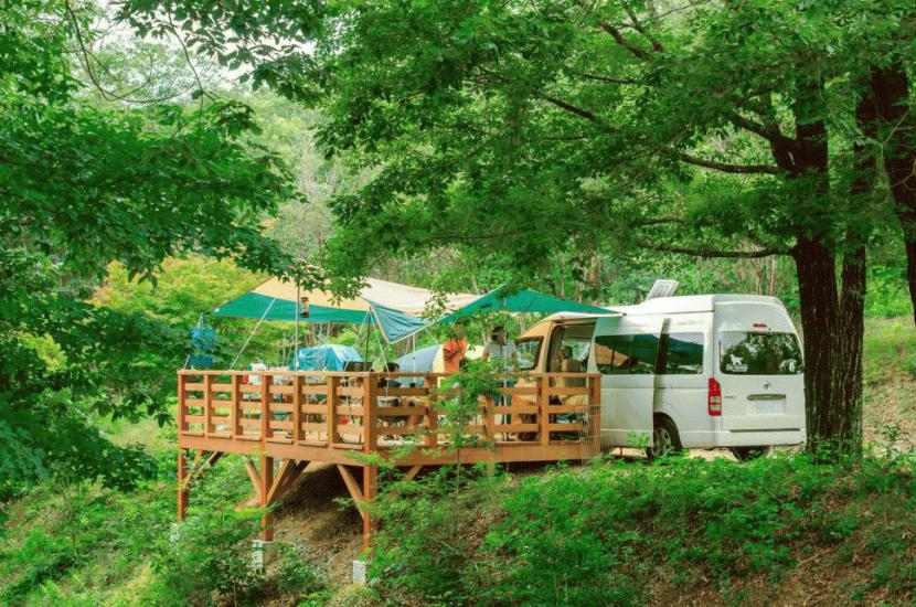 Auto-Camping Fosters Family-bond as well as Parents':写真