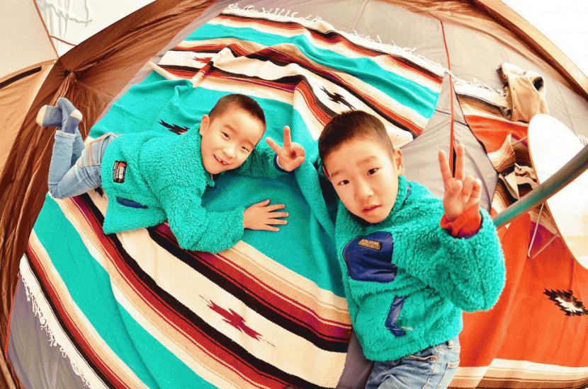 Kids have great fun when we go camping and I just love sitting back and watching how they enjoy themselves.:写真